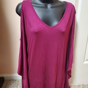 Lascana Cold Shoulder Wide Arm Top NWT